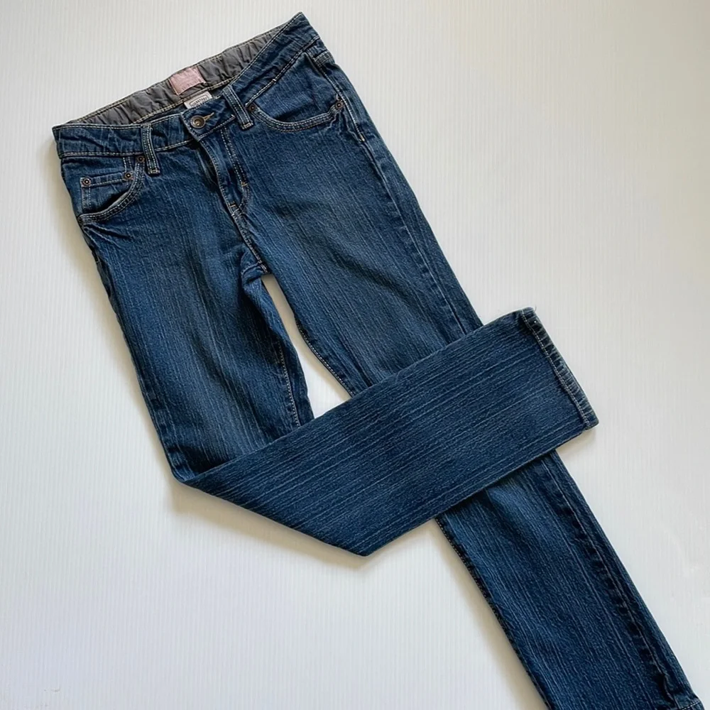 Levi Strauss & Co signature straight leg jeans.  Girls size 12